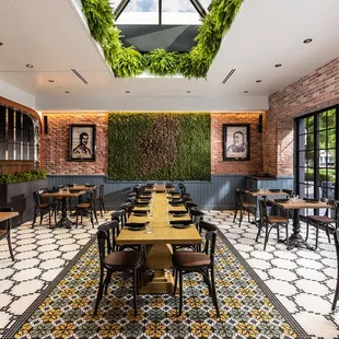 One of our main dining areas overlooking the beautiful Coral Gables