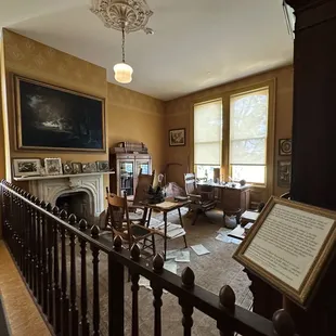John Muir's writing studio with his original writing desk