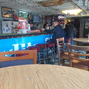 This place is like Cheers. Everyone that walks in is a regular, it seems.