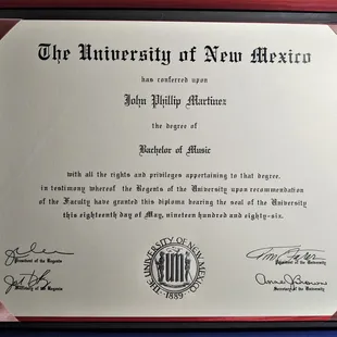 University of New Mexico Classical Guitar Degree