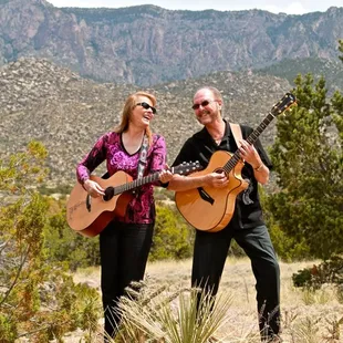 Chile Pi Duo with &quot;Ms. Sweet Voice&quot; Susan McCasland.