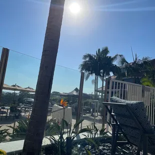 Laguna Marriott Resort (the black canopy is where John Que was set up)