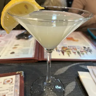 Lemon drop martini