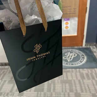 In front of their store with my purchase