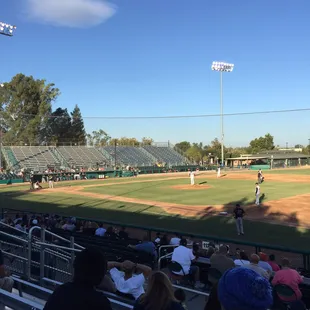 Saturday night at the Modesto Nuts game.