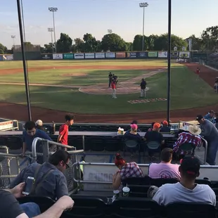 John Thurmond Field before the game.