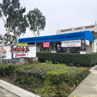 front outside with patio view