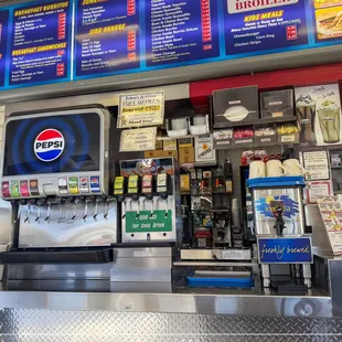 Drink station with plenty of options