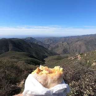 Egg White Bacon Burrito