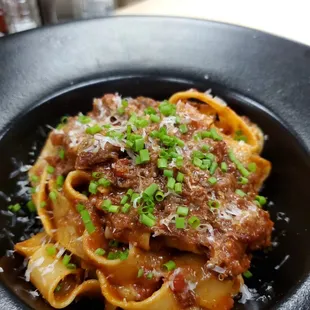 Korean short-Rib Ragu Pasta