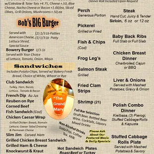 May 2022 Menu Page 2