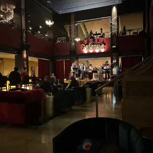 the interior of the venue