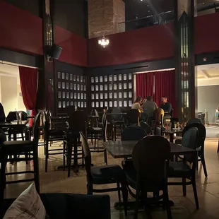 the interior of the restaurant