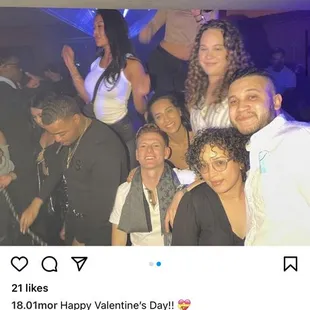 a group of people at a party