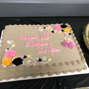 a birthday cake