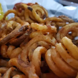 Curly Fries. Not Moe fries.