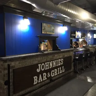 people sitting at the bar