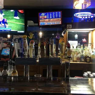 televisions in the background