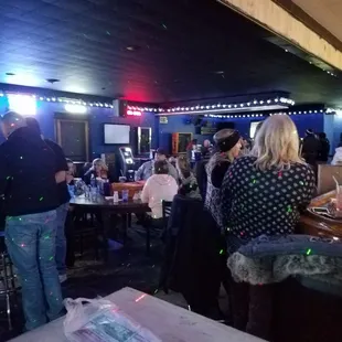 Customers having a great time...