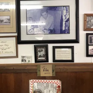 Elvis Presley ate his Dough Burger at this booth!