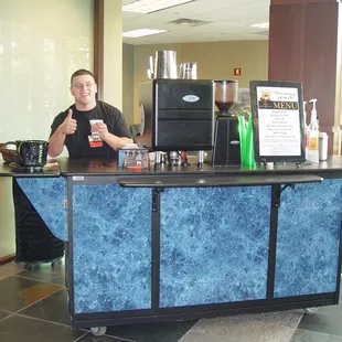 All drinks made to order by our Barista staff.