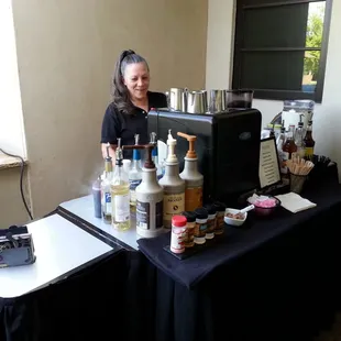 Back yard birthday party