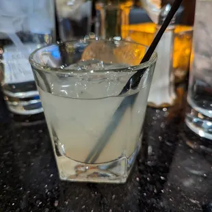 Monarch Cocktail - Tequila, Cointreau, Jalapeno Simple Syrup, and Lime