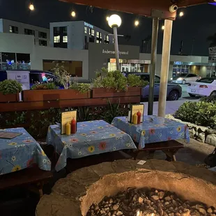 Nice firepit and atmosphere