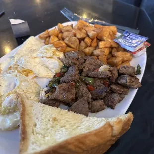 Steak &amp; eggs