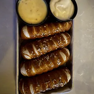 Pretzel rods