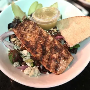 Brooklands Salad with added Salmon