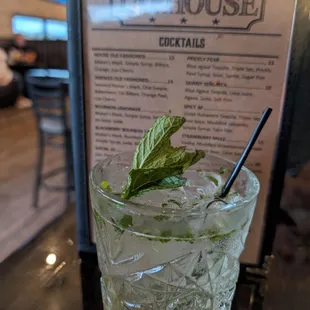 They made my mint Julep with Gin. It was not good. Haha.