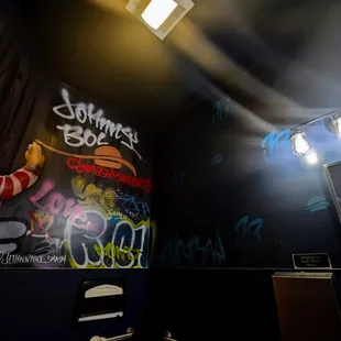 Bathroom mural