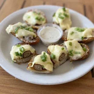 JB&apos;s Sausage Potato Skins - Weekend Breakfast