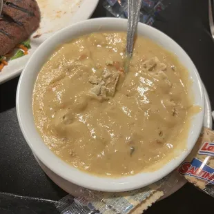 Baked potato soup side