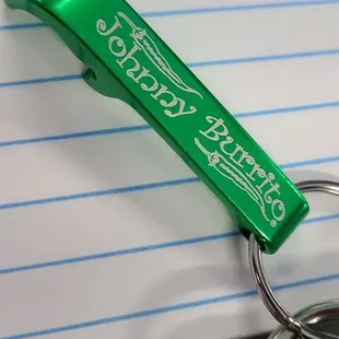 Bottle opener Keychain (first time visit!)