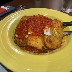 Eggplant Parmigiana Pasta