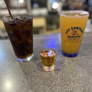 A beer, a drink &amp; a bump!