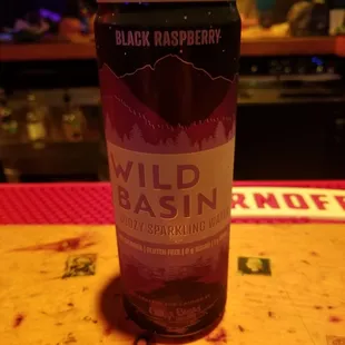 a can of black raspberry wild basin