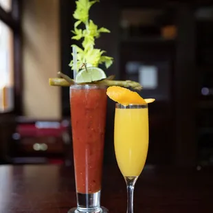 Brunch cocktails