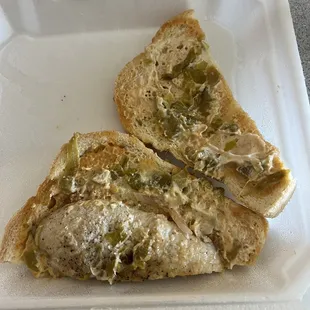 Green Chile chicken sandwich