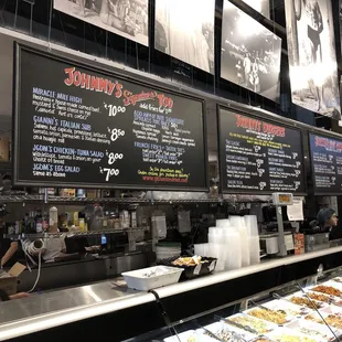 The lunch/deli counter