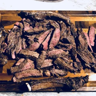steak on a cutting board