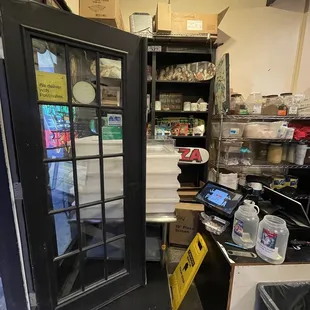 the inside of the store