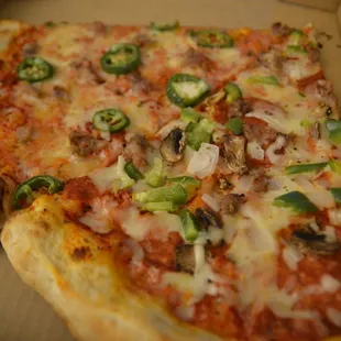 The Works &amp; Sausage &amp; Jalapeño