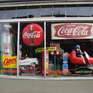 Front display window.