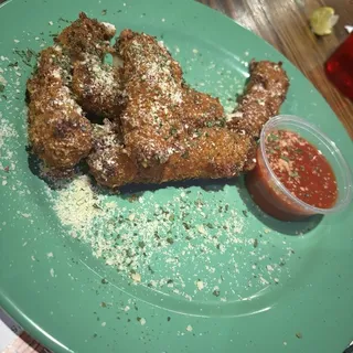 French Bread with Garlic Butter, Melted Mozzarella Cheese and Tomato Slices