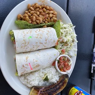 Shrimp burrito