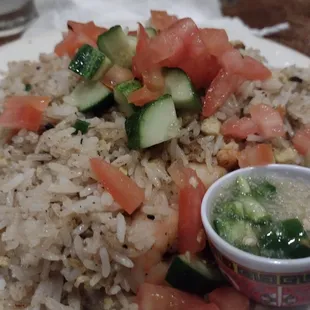 Shrimp fried rice