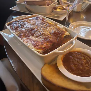 Huge lasagna